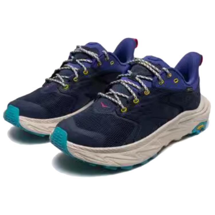 HOKA ONE ONE Anacapa 2 Slip Resistant Abrasion Resistant Low top Trail Running Shoes Men’s Blue