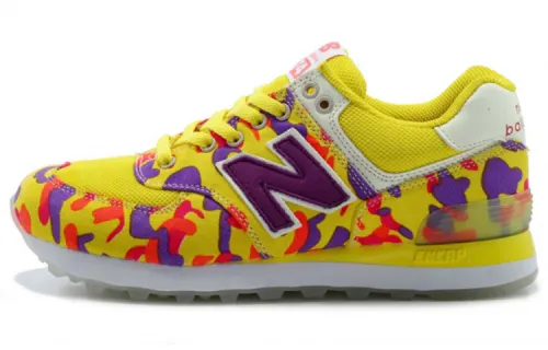 New Balance 574 Series Low Top Yellow Women's