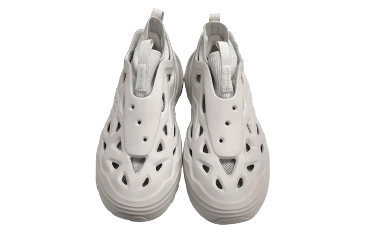 Saucony FOAM WEB Lightweight And Breathable Low top Running Shoes Unisex Light Gray