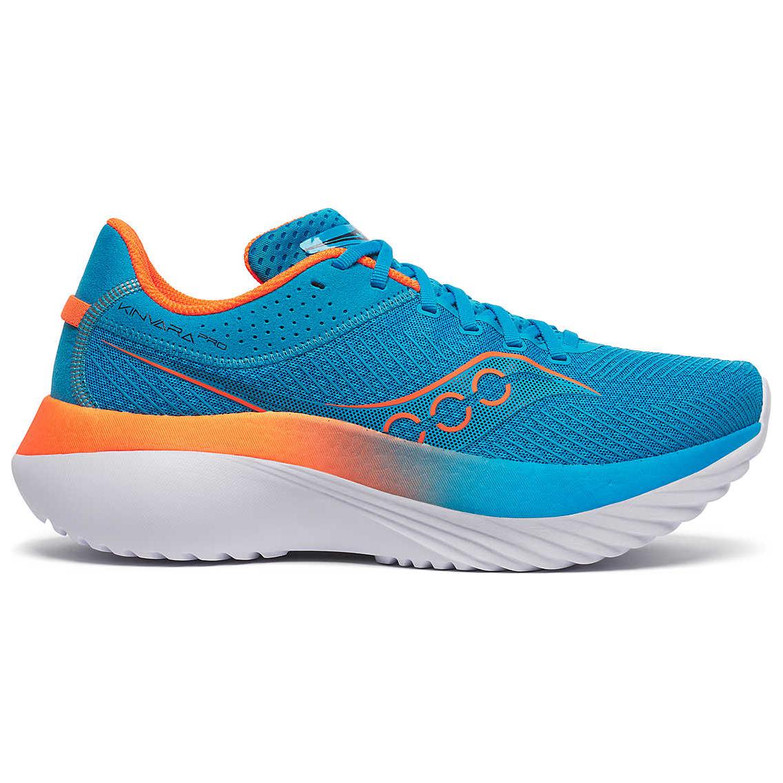 Saucony Kinvara Pro Essence Slip Resistant Abrasion Resistant Low top Running Shoes Men’s Blue Orange