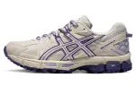 Asics Gel Kahana 8 Fabric Low top Trail Running Shoes Women's Beige Purple