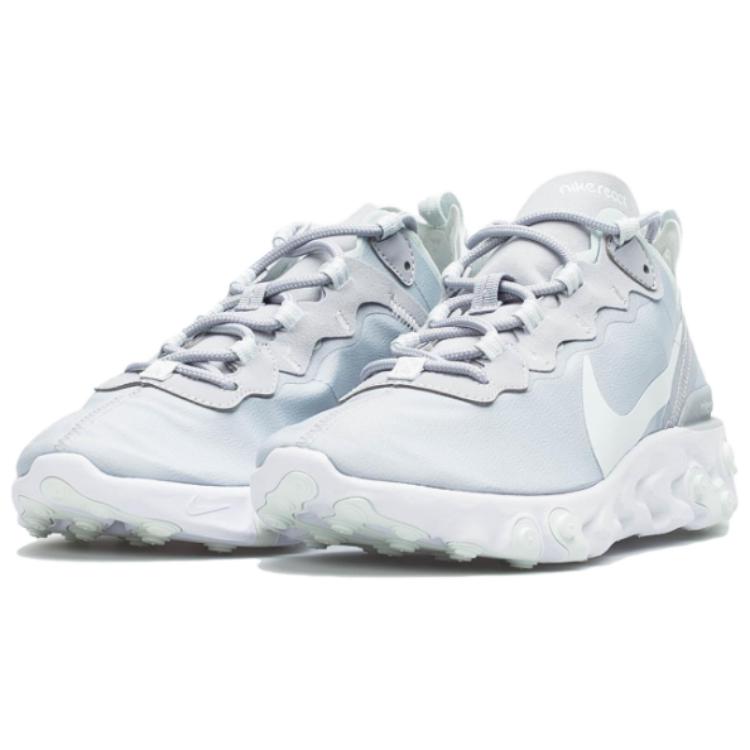 Nike React Element 55 Wolf Grey Ghost Aqua Women’s