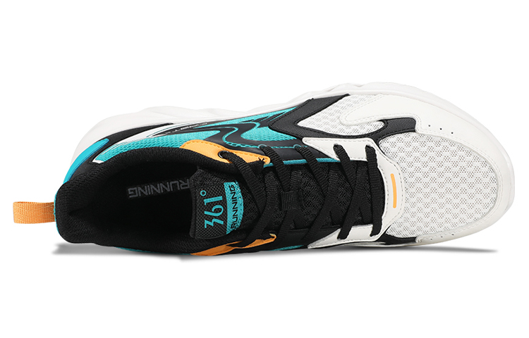 361° Comfortable Cushioning Breathable Low top Running Shoes Men’s White Black