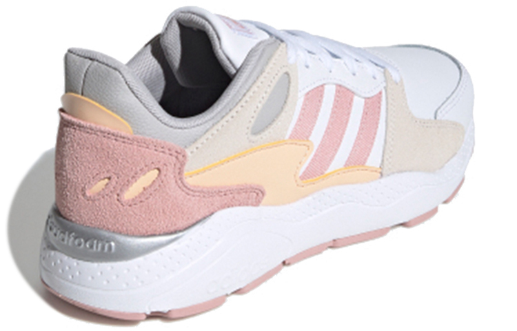 Женские кроссовки adidas neo Crazychaos 1.0 (бело-розово-оранжевый) — фото 4