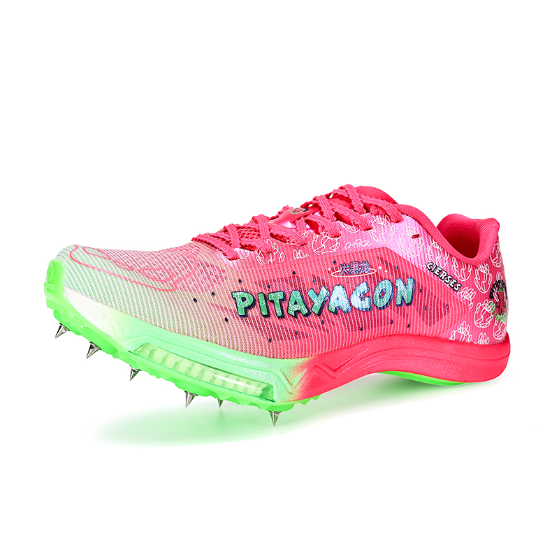 CIERSES x HUOGUOLONG Training Sprint Physical Fitness Test & Exam Racing Running Shoes Unisex Dragon Fruit