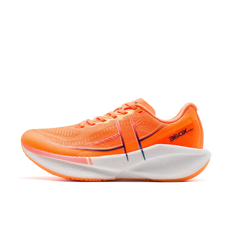XTEP 360X 2.0 Low top Marathon Training Physical Fitness Test & Exam Racing Running Shoes Women’s Orange Black