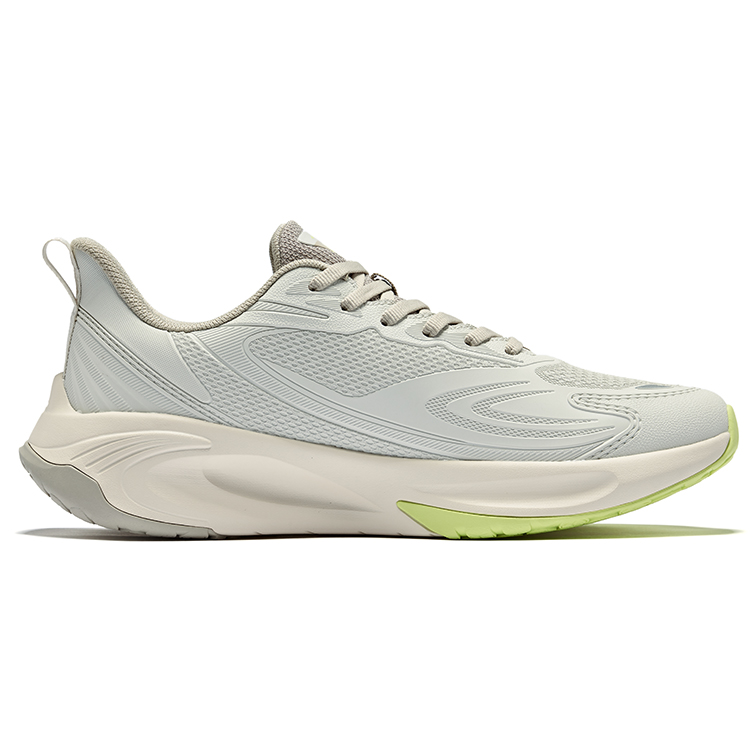 Erke Cushioning Abrasion Resistant Breathable Low top Casual Running Shoes Men’s Wild Gray