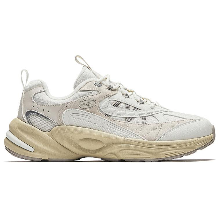 Anta Explorer 2 Mesh Cushioning, Wear Resistant Low top Running Shoes Women’s White Beige