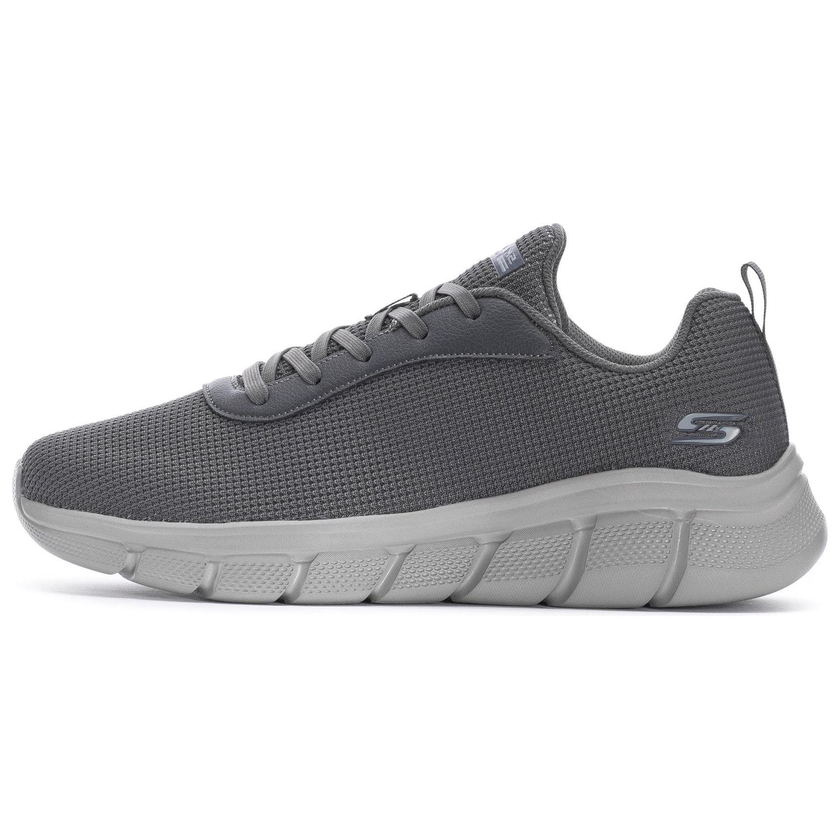 Skechers BOBS B FLEX Lace Up Low top Casual Running Shoes Men's Gray