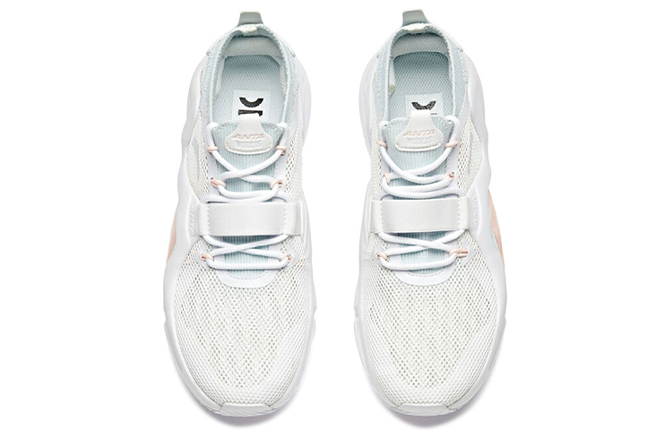 Anta Breathable Mid top Running Shoes Women’s Blue White Pink
