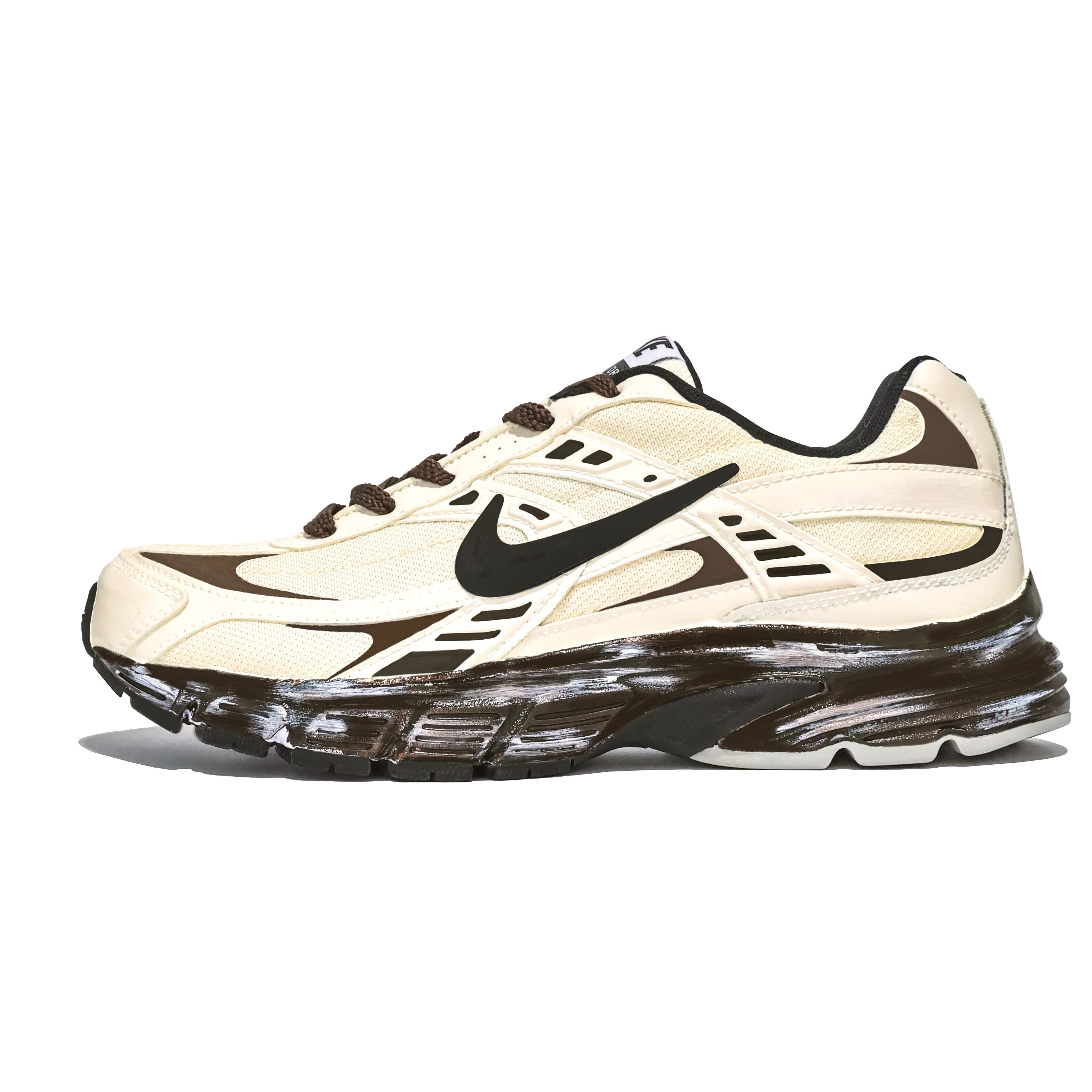 Nike Initiator Abrasion Resistant Low top Casual Running Shoes Unisex Khaki