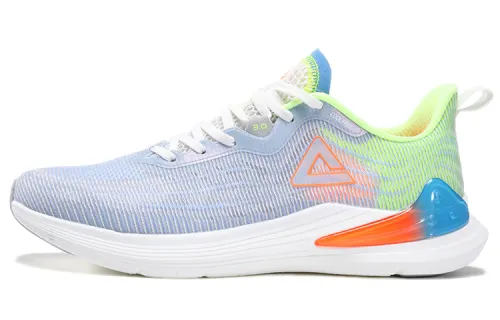PEAK Rive 003 Cushioning Breathable Lightweight Low top Running Shoes Men's Light Blue Heather