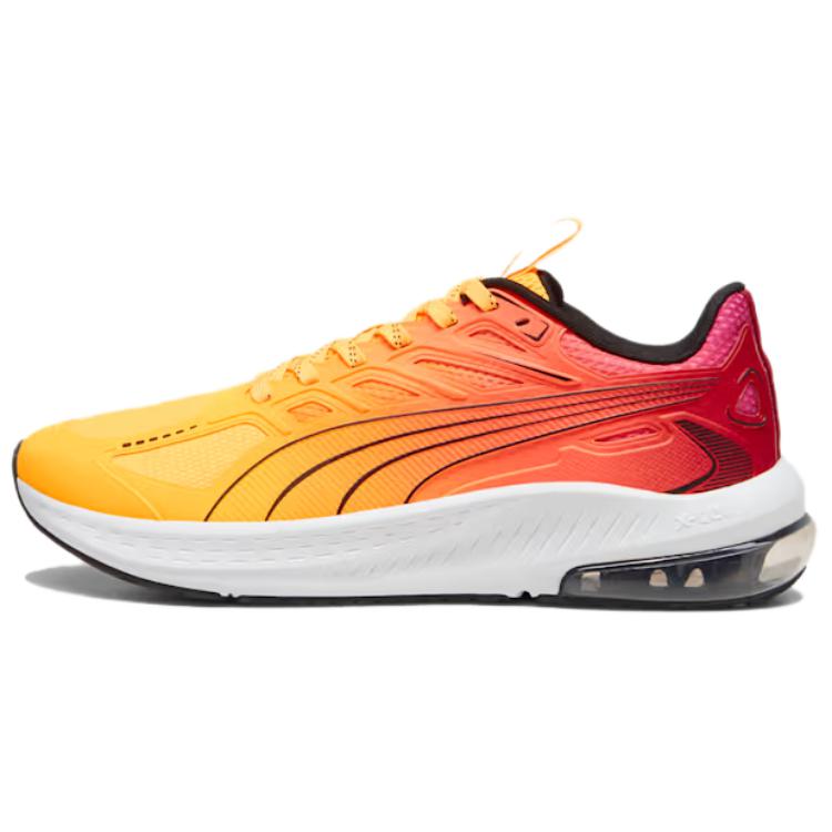 PUMA X Cell Lightspeed Slip Resistant Abrasion Resistant Low top Running Shoes Men's Orange Red