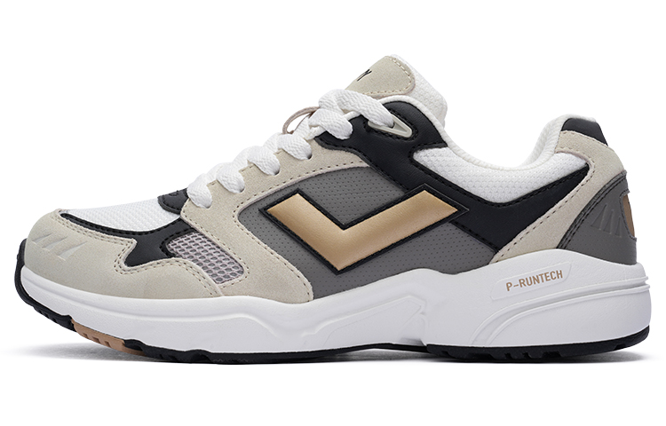 Pony MJ 72 Cushioning Slip Resistant Low top Casual Running Shoes Unisex Beige Gray