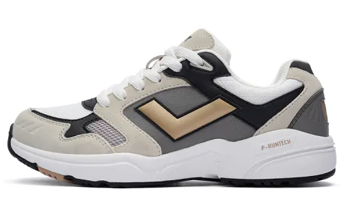 Pony MJ 72 Cushioning Slip Resistant Low top Casual Running Shoes Unisex Beige Gray
