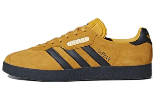 Adidas Originals GAZELLE Super Low top Skateboard Shoes Men's Yellow