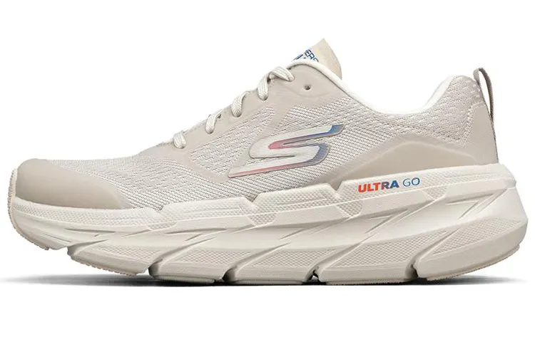 Skechers Max Cushioning Running Shoes Women's Low Top Natural