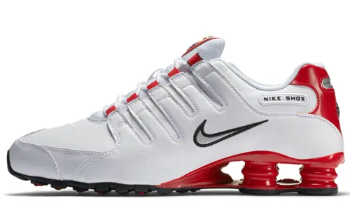 Nike Shox Nz White University Red