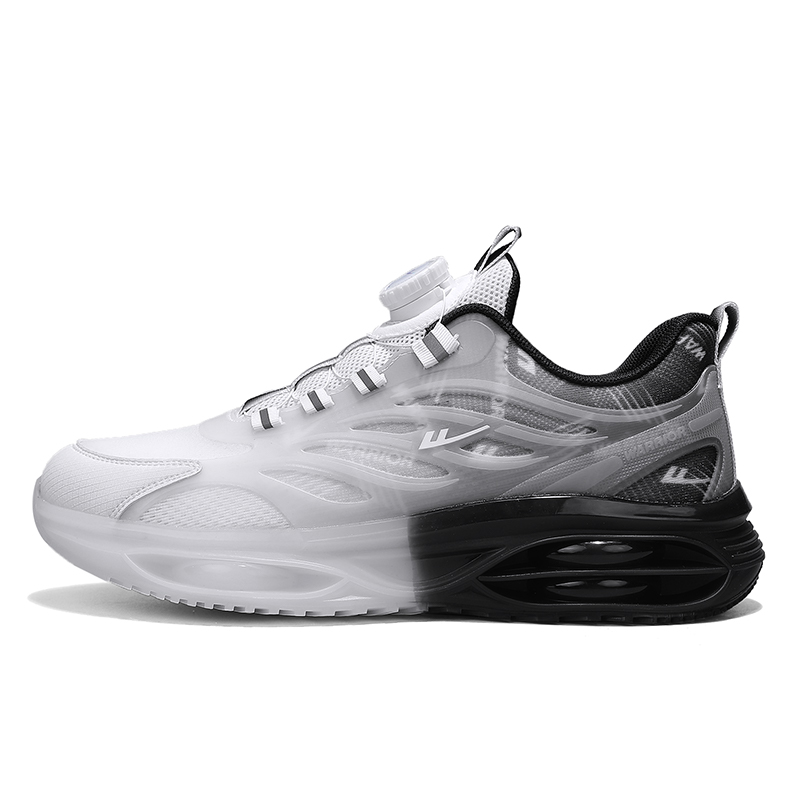 Warrior Cushioning Height Increasing Cushioning Height Increasing Low top Training Running Shoes Men’s Gray Black