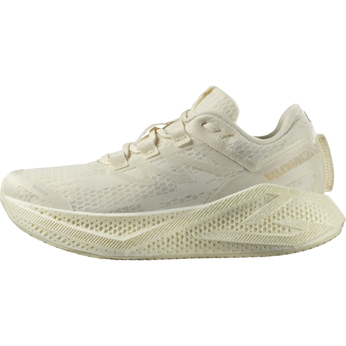 SALOMON Fabric Low top Running Shoes Women's Beige