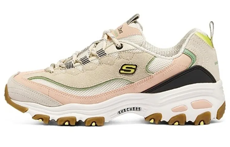 Skechers D'Lites 1.0 Mesh Low top Casual Shoes Women's Coral