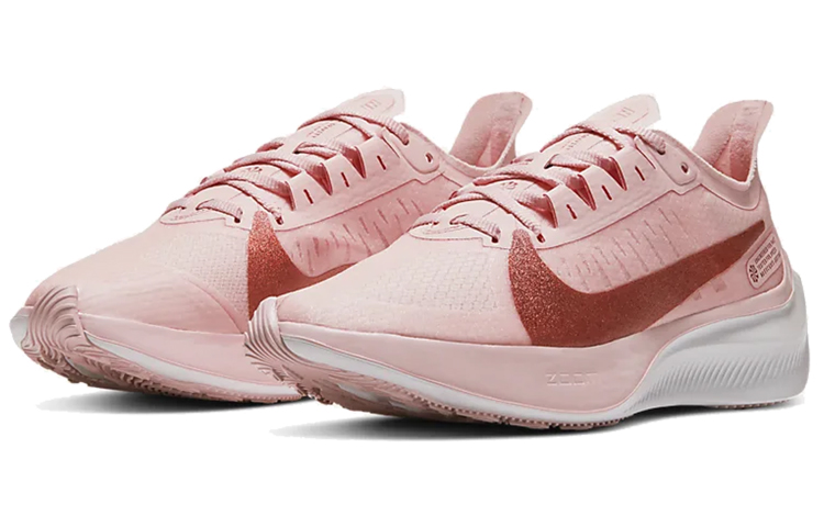 Женские кроссовки Nike Zoom Gravity 1 (розовое золото) — фото 3