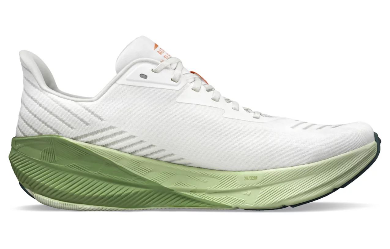 Altra Cushioning Slip Resistant Abrasion Resistant Low top Running Shoes Men’s White Green
