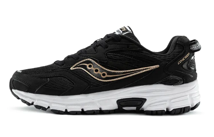Saucony Cohesion 9 Classic Textile, Synthetic Leather Cushioning Slip Resistant Abrasion Resistant Breathable Low top