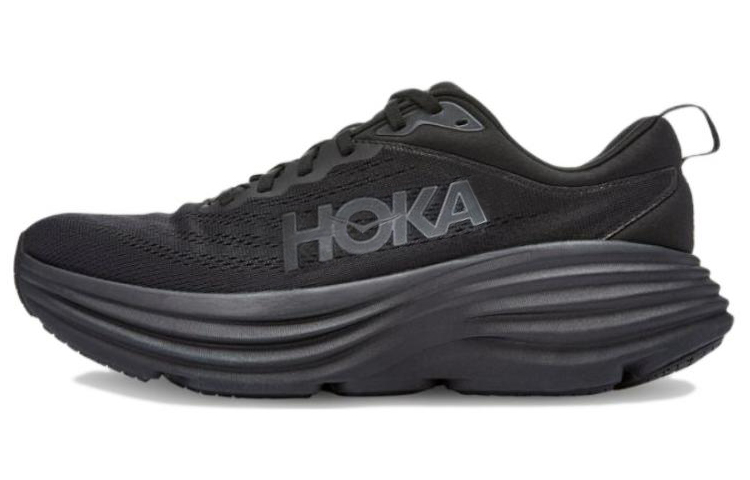 Мужские кроссовки HOKA HOKA ONE ONE Bondi 8 (черно-серые)