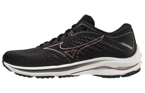 Wave Rider 25 Wmns Mizuno Super Wide 'Black Purple' Women's