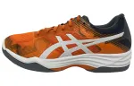 ASICS Gel Tactic Running Shoes Men's Low Top Orange/Black
