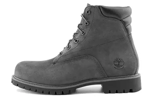 Timberland Top Grain Cow Leather Crew Outdoor Shoes Men's Gray