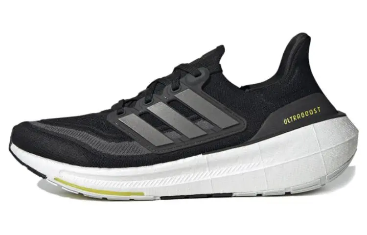 Adidas Ultraboost Light Comfortable Fabric Low top Marathon Training Long Distance Running Shoes Unisex Black