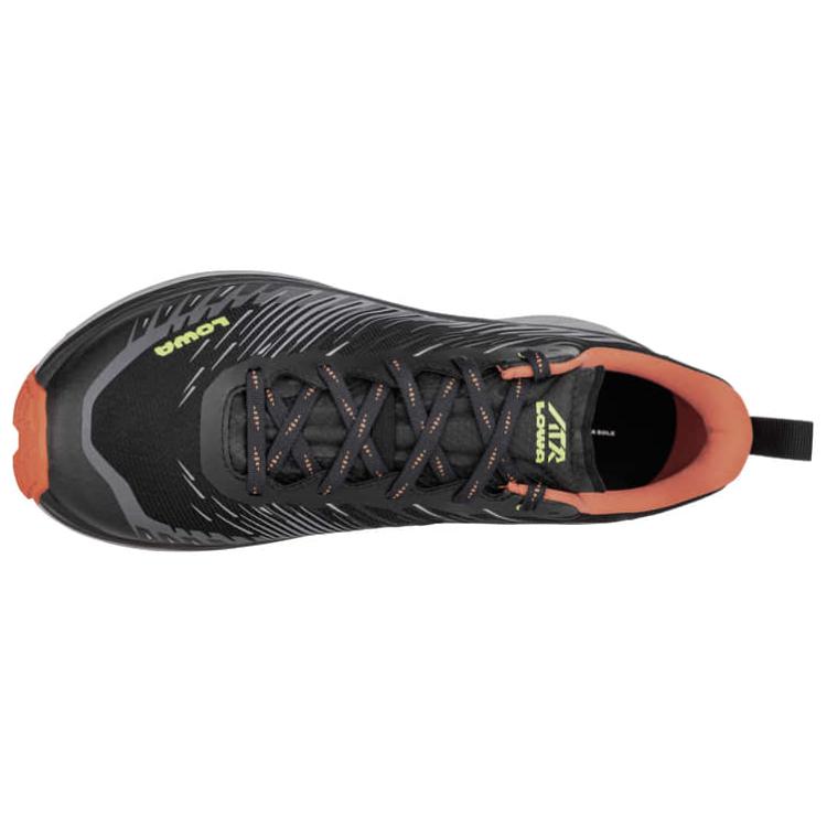 Lowa Slip Resistant, Abrasion Resistant, Breathable Low top Running Shoes Men’s Gray Red
