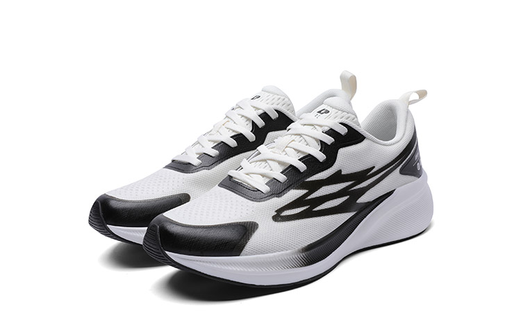 LPMX Running Shoes Men’s Low Top Beige White Black