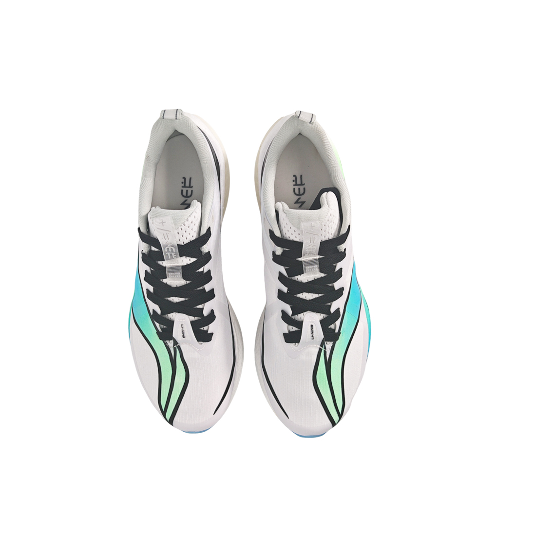 Li Ning Red Hare 7 Pro Slip Resistant, Abrasion Resistant, Breathable Low top Training Running Shoes Unisex White Cyan