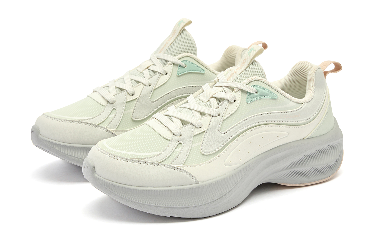 QIAODAN Cloud Rebound 3.0 Low top Running Shoes Women’s Beige Gray