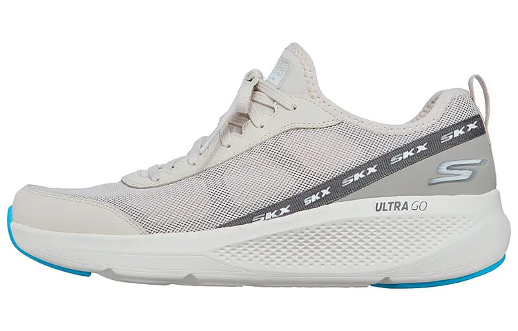 Skechers GO RUN Elevate Comfortable Low top Casual Running Shoes Men's White Gray