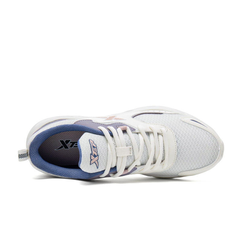 XTEP Cushioning Lightweight Low top Casual Running Shoes Women’s White Purple