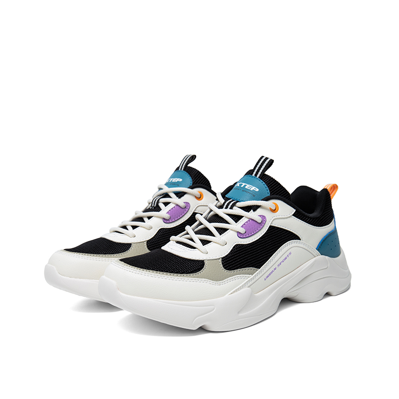 XTEP Breathable Low top Running Shoes Women’s Black White Blue