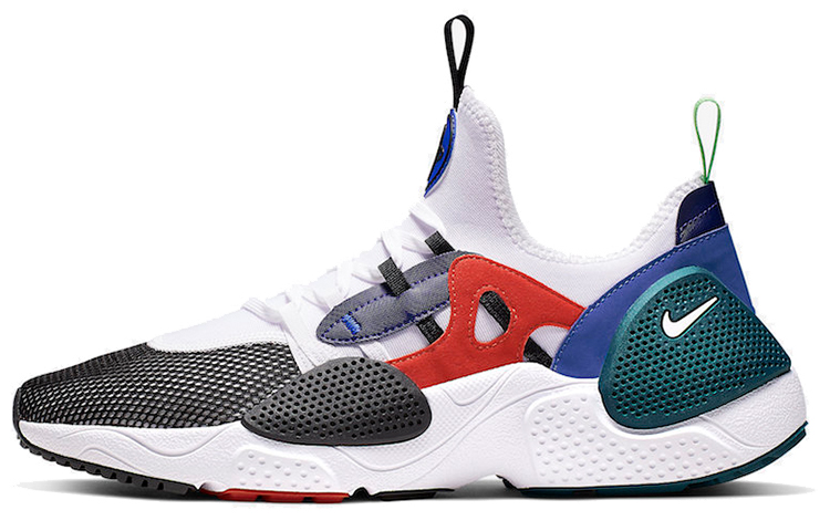 Nike Huarache E.D.G.E. TXT Wallace comfortable, versatile, non-slip, lightweight low-top casual running shoes, same style for men and women, white, green, blue and red