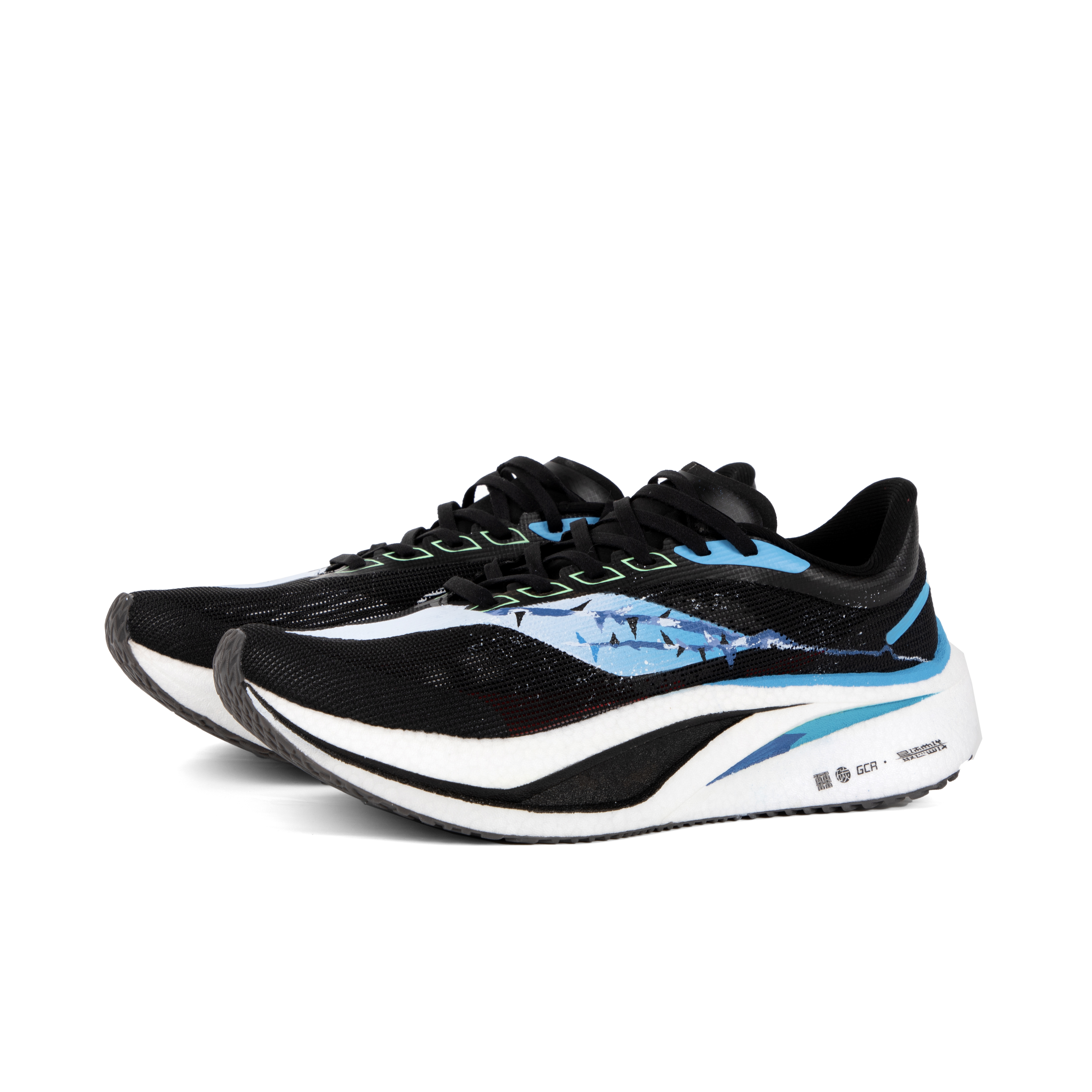 LiNing Feidian 4 Challenger Cushioning Anti-Slip And Wear-Resistant Low-Top Casual Running Shoes Unisex Black Blue
