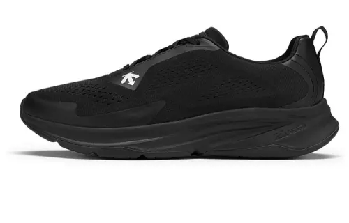 DESCENTE Enerzite Fabric Cushioning Slip Resistant Breathable Low top Casual Running Shoes Women's Black