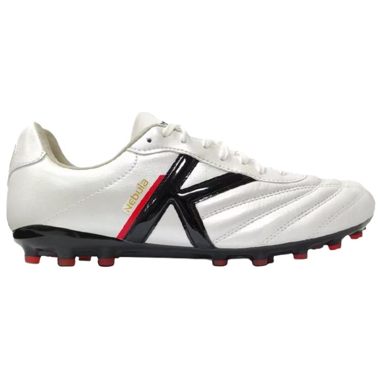 KELME MG Multi Ground Slip Resistant Soccer Shoes Unisex White Black