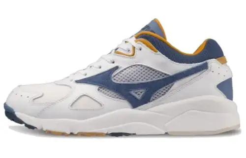 Mizuno Sky Medal Comfortable And Trendy Abrasion Resistant Breathable Low top Running Shoes Men's White