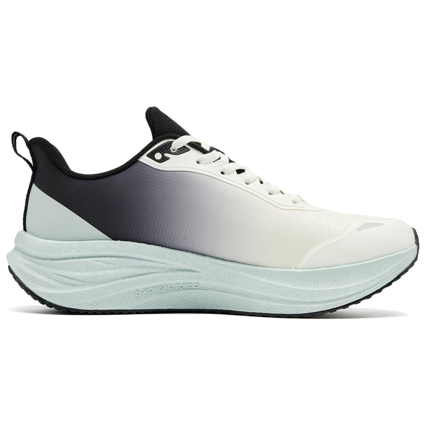 QIAODAN Low top Q KUNGFU TURBO Rebound Technology Casual Training Running Shoes Men’s Ivory White Black