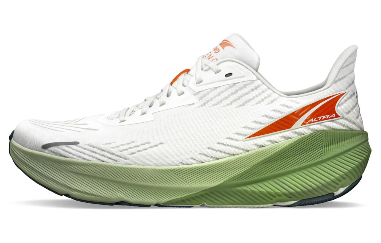 Altra Cushioning Slip Resistant Abrasion Resistant Low top Running Shoes Men’s White Green