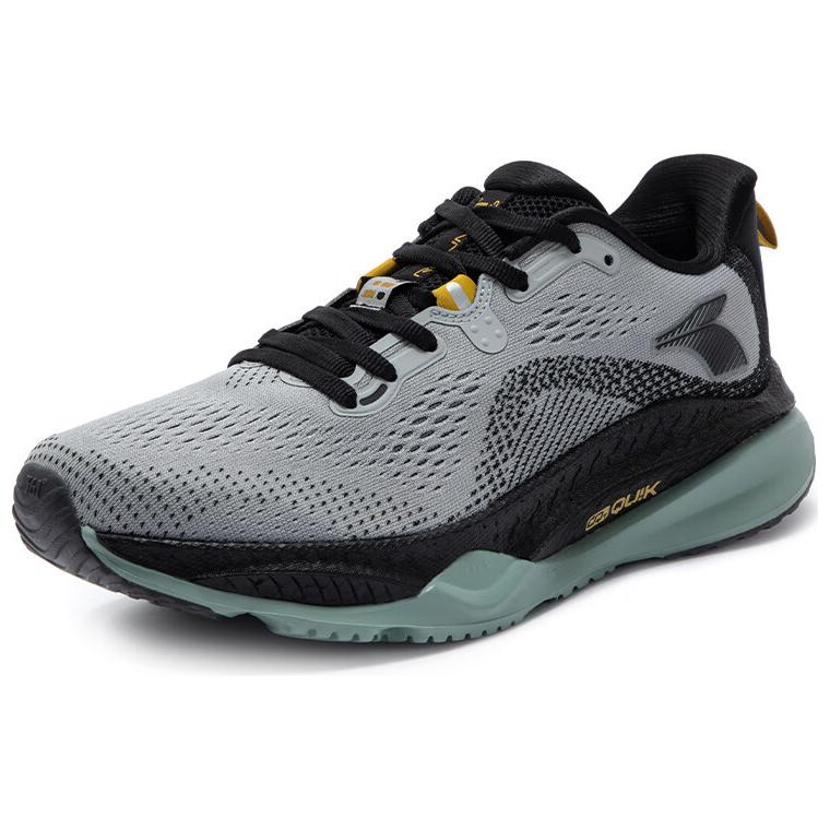 361° Fiery 4 Comfortable And Trendy Slip Resistant Abrasion Resistant Low top Casual Running Shoes Men’s Gray Black