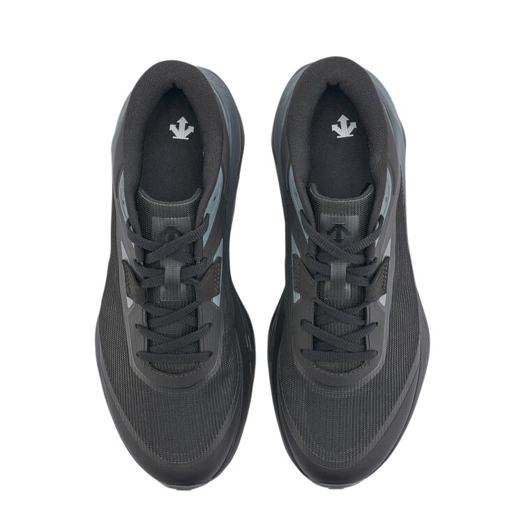 DESCENTE RUNNING Breathable Support Rebound Low top Casual Racing Running Shoes Men’s Black Blue
