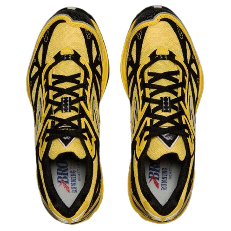 Brooks Cascadia 1 Yellow Black Moonbeam